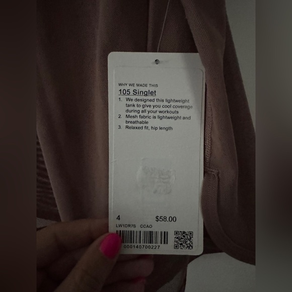 Lululemon 105 Singlet in Cacao - Picture 5 of 5